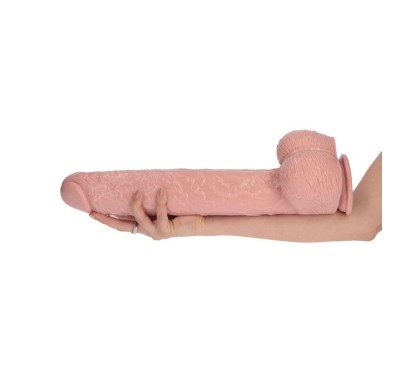 Duży penis naturalny kształt z przyssawką sex 40cm